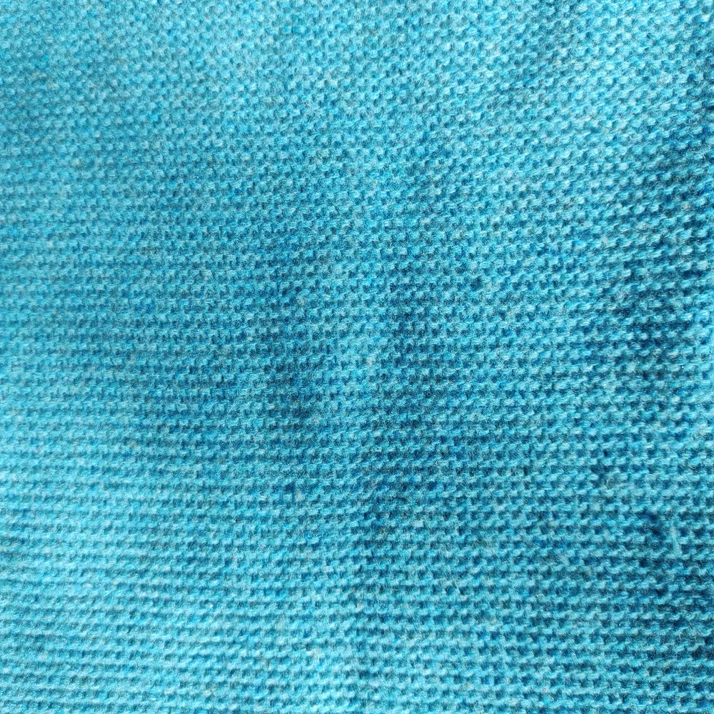 J.Jill sweater Extra Large XL wool blend Blue knit chunky pull over long sleeve - Picture 9 of 11